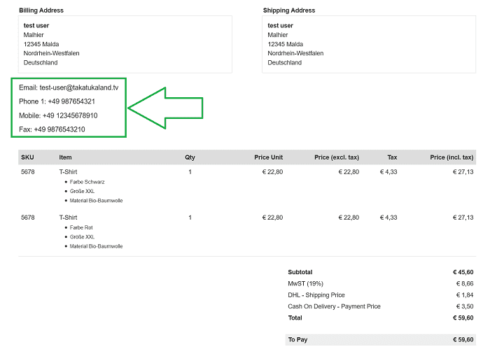 Setting Up The Withdrawal Form Of An Order Invoice Invoice Phoca Forum